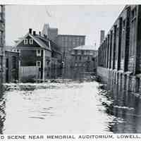 1936 Flood Lowell, MA near Memorial Auditorium
