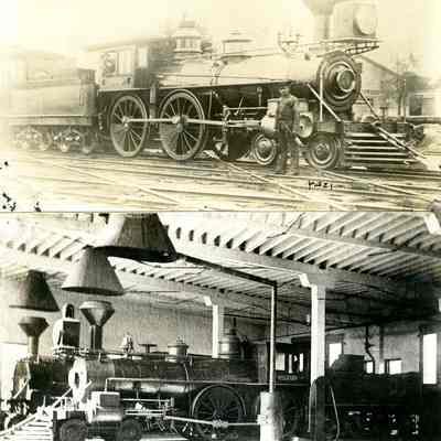 Taunton Locomotive Works, 1868
