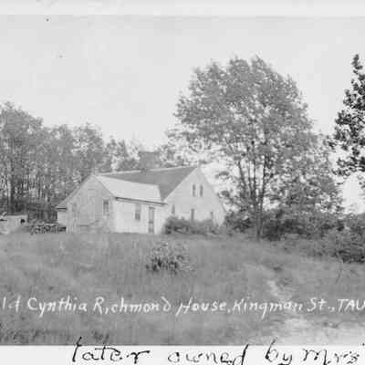Old Taunton Houses - Cynthia Richmond House - Kingman Street