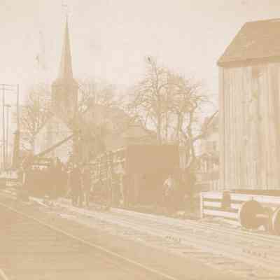 Railroads - Railroad Tracks Parallel to Weir Street