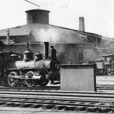 Railroads - Taunton Round House at the Depot on High Street