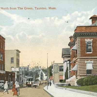 Court St. North from the Green, Taunton, MA
