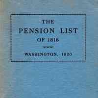 Letter from the Secretary of War, transmitting a report of the names, rank, and line, of every person placed on the pension list.