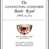 The Lexington-Concord battle road April 19, 1775/; The Commission