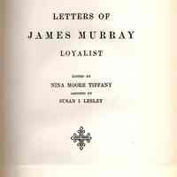 Letters of James Murray, Loyalist