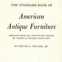 The Standard Book of American Antique Furniture