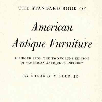 The Standard Book of American Antique Furniture