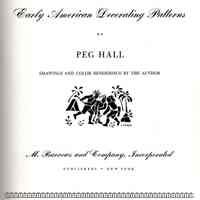 Early American Decorating Patterns: Drawings and color renderings by the author