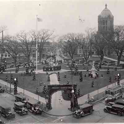 Taunton - Taunton Green - Christmas Display - 1931