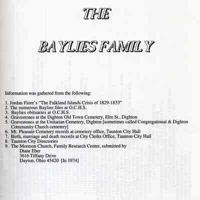 The Baylies Family