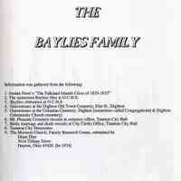 The Baylies family