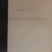 Memorial of Alexis Caswell