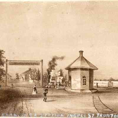 Railroads - Weir Branch Railroad Station - 1850