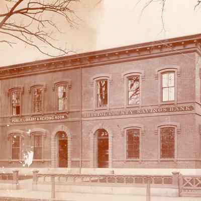 Taunton - Broadway - Taunton Public Library and Bristol County Savings Bank - 1903