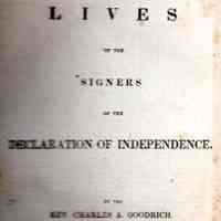 Lives of the Signers of the Declaration of Independence.