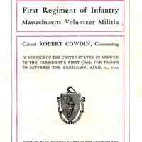 First Regiment of Infantry, Massachusetts volunteer militia