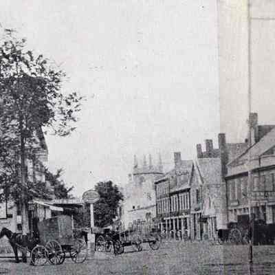 Taunton - Main Street - Site of the great fire of 1859