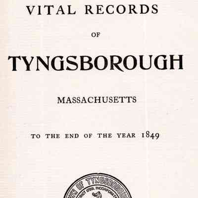 Vital Records of Tyngsboro, Massachusetts To The End Of The Year 1849