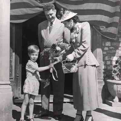 People - Mayor Parker and Wife - Taunton England