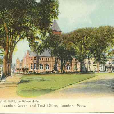 Taunton Green and Post Office, Taunton, MA