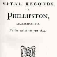 Vital records of Phillipston, Massachusetts to the end of the year 1849.