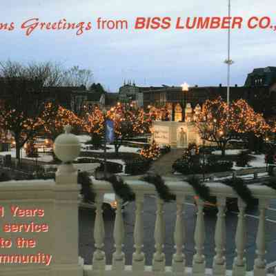 Taunton Green -Christmas -Biss Lumber 1997