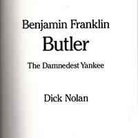 Benjamin Franklin Butler: The Damnedest Yankee