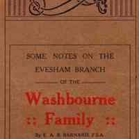 Some notes on the Evesham branch of the Washbourne family