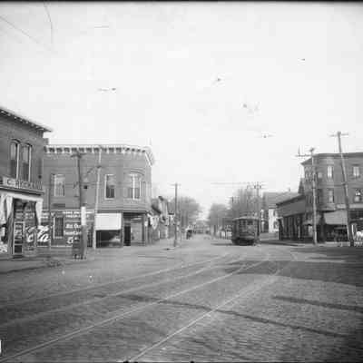 Whittenton - Four Corners looking North - Bay Street at W. Britannia Street