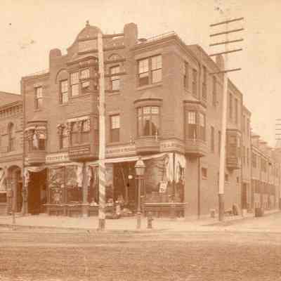 Taunton - Main Street - North Side - Corner of School and Main Street
