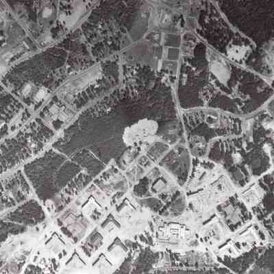 Taunton - Aerial Views - Paul Dever School - 1951