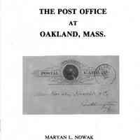 The Post Office at Oakland, Mass: March 11, 1891-June 23, 1895