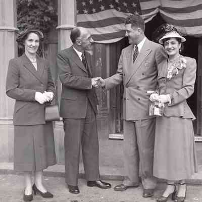 People - Mayor John F. Parker and wife