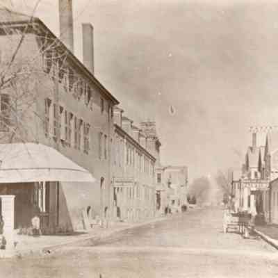 Taunton - School Street - Corner of School and Main St - 1869