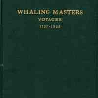 Whaling Masters, Compiled and written by the Federal writers