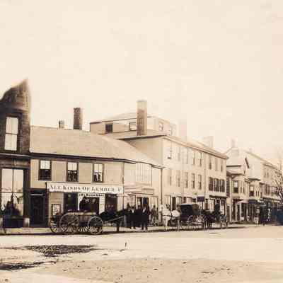 Taunton - Main Street - South Side - Main St off Cedar St - 1878