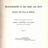 Massachusetts in the Army and Navy during the war of 1861-65.