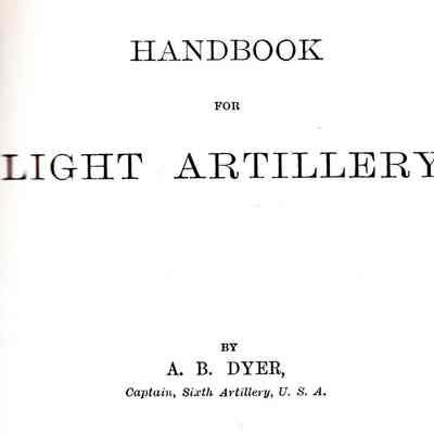 Handbook for light artillery