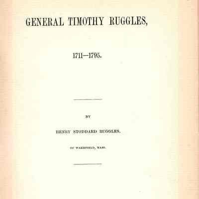 General Timothy Ruggles, 1711-1795