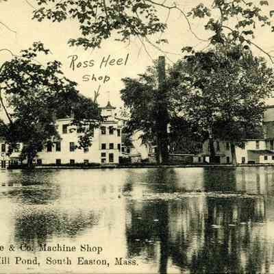 F.H. White & Co. Machine Shop from Old Grist Mill Pond