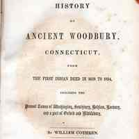 History of ancient Woodbury, Connecticut� 1659 to 1854�