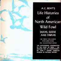 Life Histories of North American wild fowl: Ducks, geese, and swans