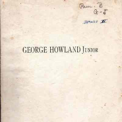 George Howland Junior