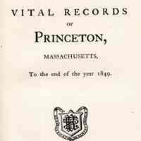 Vital records of Princeton, Massachusetts to the end of the year 1849.