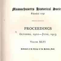 Proceedings of the Massachusetts Historical Society