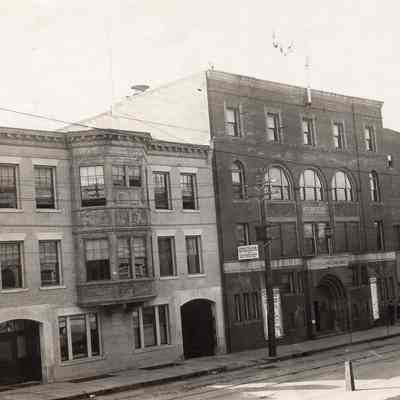Taunton - Court Street - Central Police Station - Odd Fellows Hall - and the Taunton Theatre