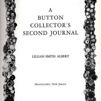 A button collector's second journal