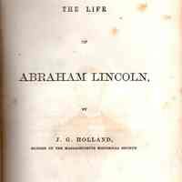 Life of Abraham Lincoln