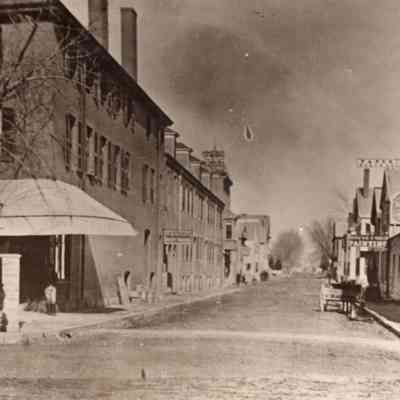 Taunton - School Street - Corner of School and Main St - 1869