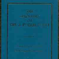 The ancestry of Dr. J.P. Guilford